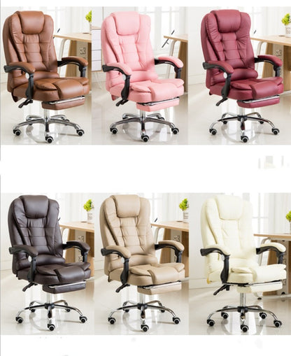 Office Chair Recliner Lift Ergonomic Swivel Chair Household Computer Chair Simple Chair