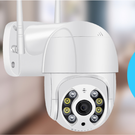 Cross-border new wireless WiFi surveillance camera dual light source AI intelligent monitoring ball machine with cloud storage