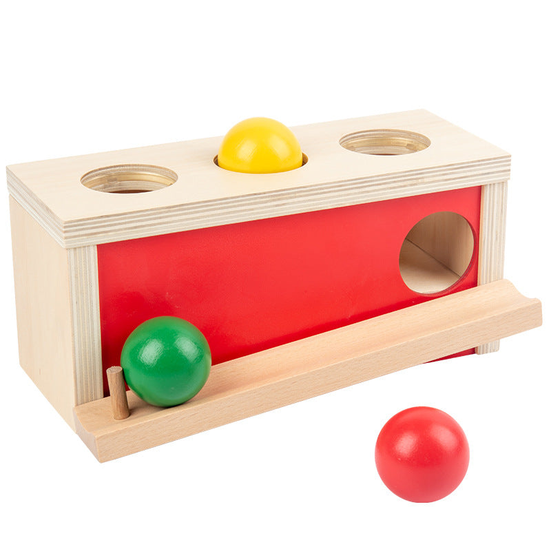 Toddler Box Arm Strength Knocking Ball Table Hand-eye Coordination Baby Toys