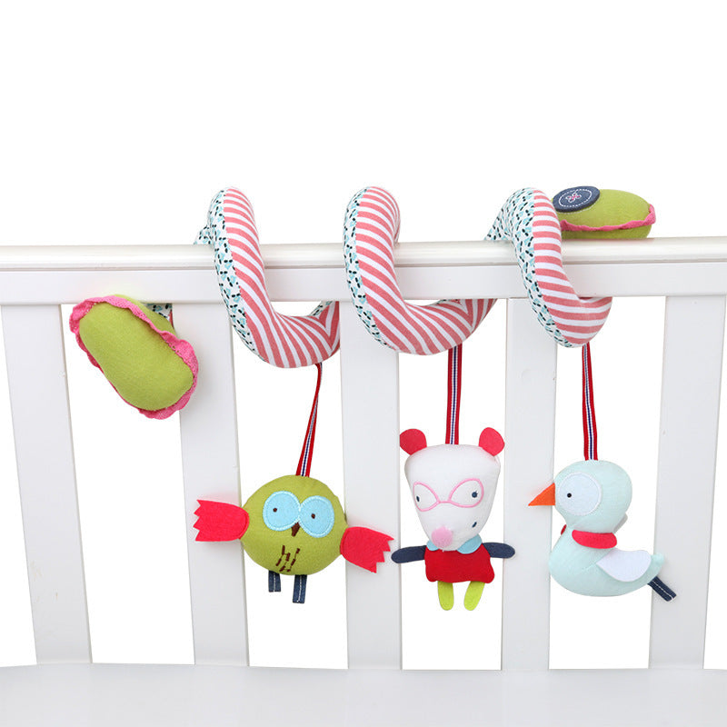 Baby Multifunctional Baby Toy Bed Winding Plush Toys Supply BB Music Rattle Toys