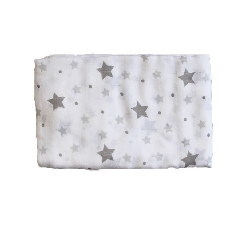 Bamboo Muslin Swaddle  Neutral Receiving Blanket