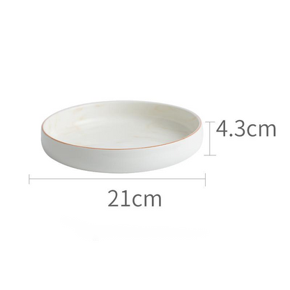 Marbled Ceramic Bowls And Dishes