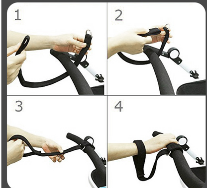 Stroller Safety Wristband Bracelet Bebe Accessories Armrest Fittings Protective Seat Belt Stroller Accessories