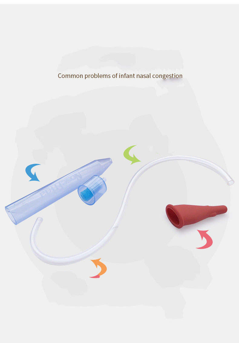 Baby Mouth Suction Nose Baby Cleaning Nose Anti-ride Nose Frida Nasal Aspirator Baby Health Care Medicine Dropper Accessories