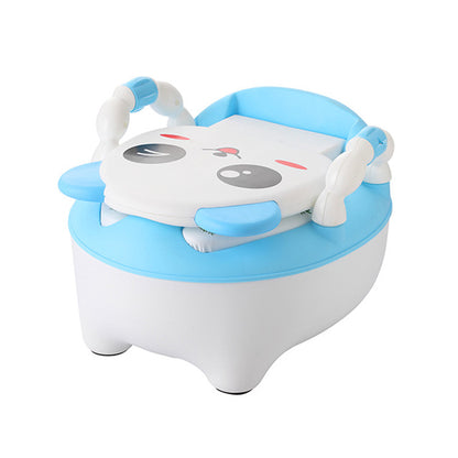 Children's potty baby toilet seat back portable comfort basin