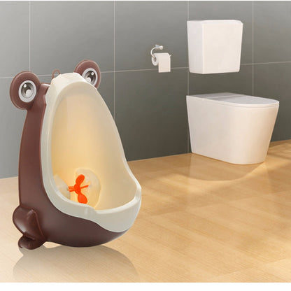 New Children Boy Potty Training Bathroom Urinal Toddler Kid Cartoon Frog Pee Aid Wall Mounted Standing Potties Toilet