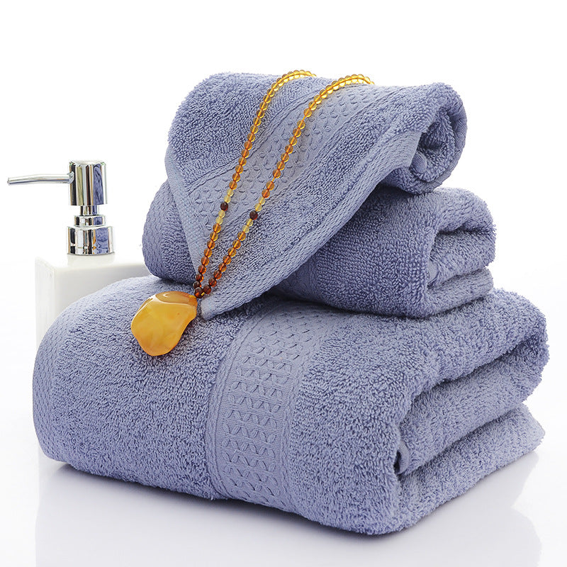 Three-piece bath towel set