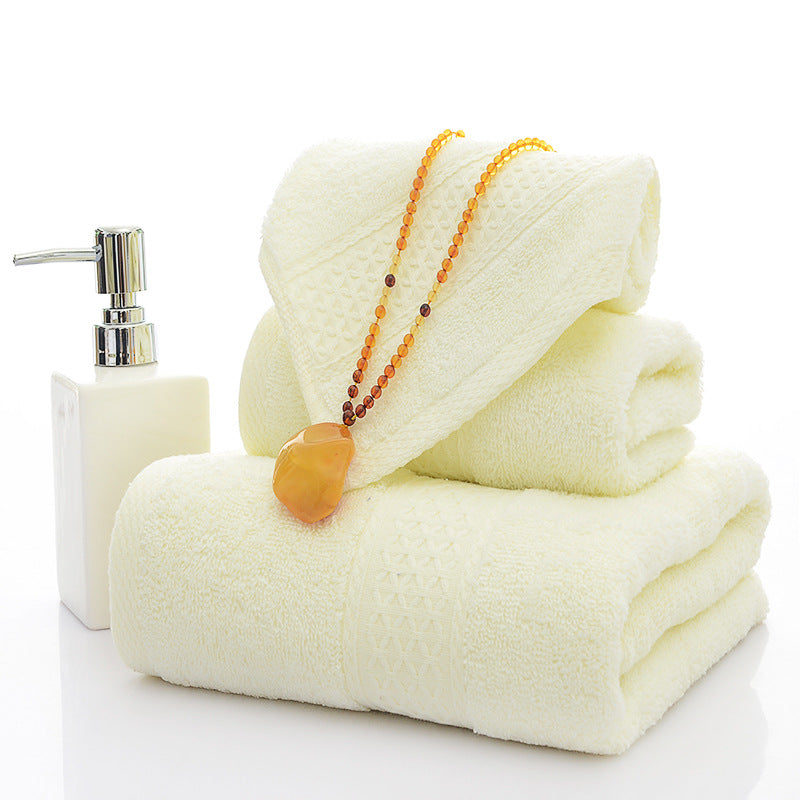 Three-piece bath towel set