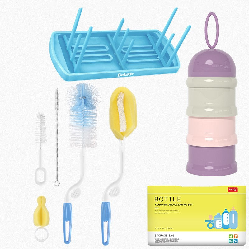 Baby bottle brush cleaning brush set