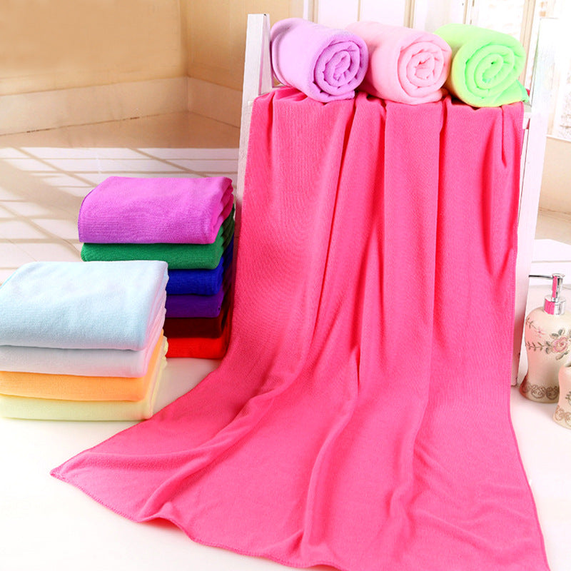 Microfiber bath towel beach towel