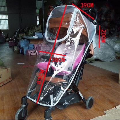 Stroller windshield