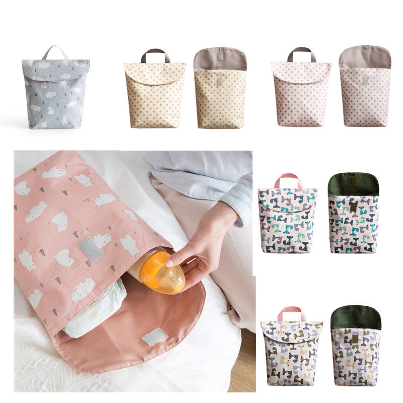 Baby diaper storage bag