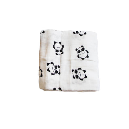 Bamboo Muslin Swaddle  Neutral Receiving Blanket