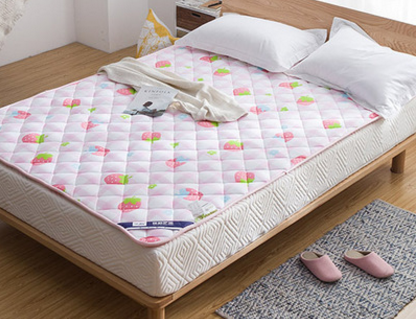 Single double thin mattress mat folded by student dormitory non-slip tatami bed