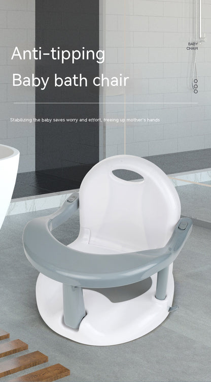 Environmental Anti-dumping Baby Bath Stool Safety Chair