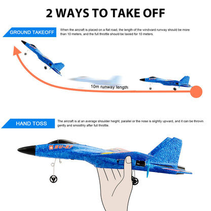 RC Flugzeug SU-27 Flugzeug Fernbedienung Hubschrauber 2,4G Flugzeug EPP Schaum RC Vertikale Flugzeug Kinder Spielzeug Geschenke