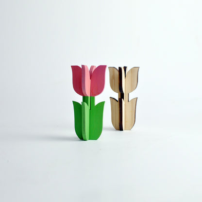 Tulip Edge With A Few Miniature Version Of Baby Furniture