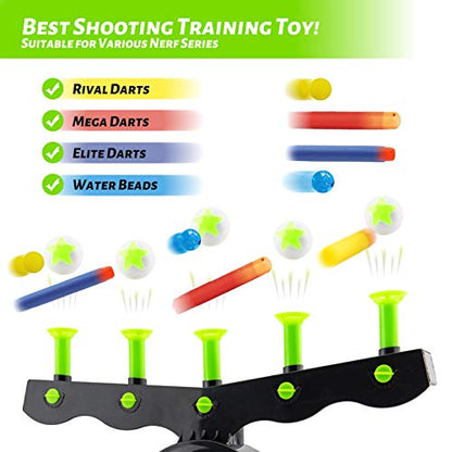 Shooting Targets For Guns Shooting Game Glow In The Dark Floating Ball Target Practice Toys For Kids Boys Hover Shot 1 Blaster Toy Gun 10 Soft Foam Balls 3 Darts Gift,Amazon Platform Banned