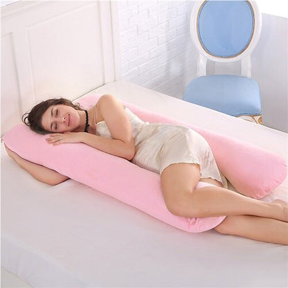 Pregnancy Pillow Bedding Full Body Pillow for Pregnant Women Comfortable U-Shape Cushion Long Side Sleeping Support Pillows