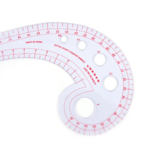 Comma Curve Ruler 6-word Multi-function Proofing