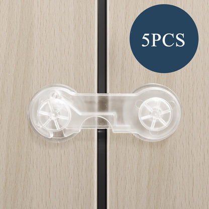 Baby Anti-opening Cabinet Door Transparent Safety Lock