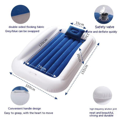 Children's Airbed Small Household Nap Floatation Bed Outdoor Travel Bed Portable Foldable Mattress