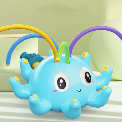 Children's Baby Outdoor Play Water With Automatic Water Spray Octopus