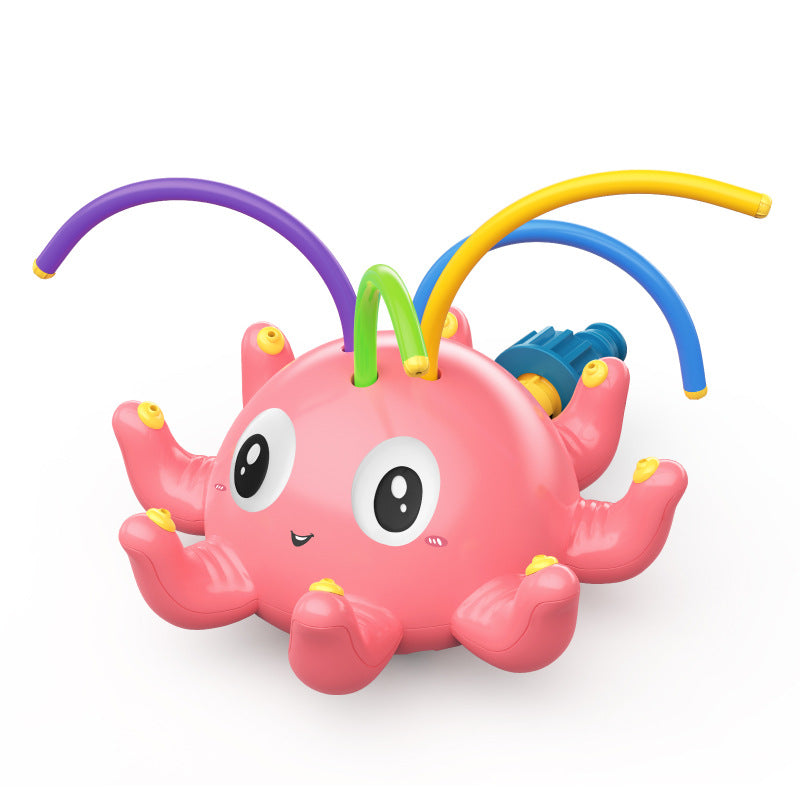 Children's Baby Outdoor Play Water With Automatic Water Spray Octopus