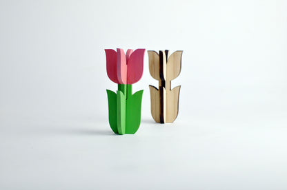 Tulip Edge With A Few Miniature Version Of Baby Furniture