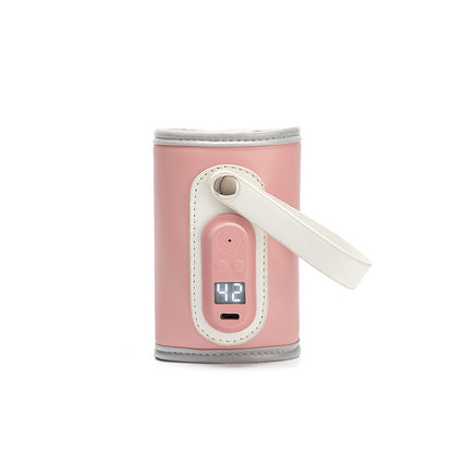 USB Baby Bottle Warmer Milk Warmer Infant Feeding Bottle Heated Portable Travel Cover Insulation Thermostat Food Heater