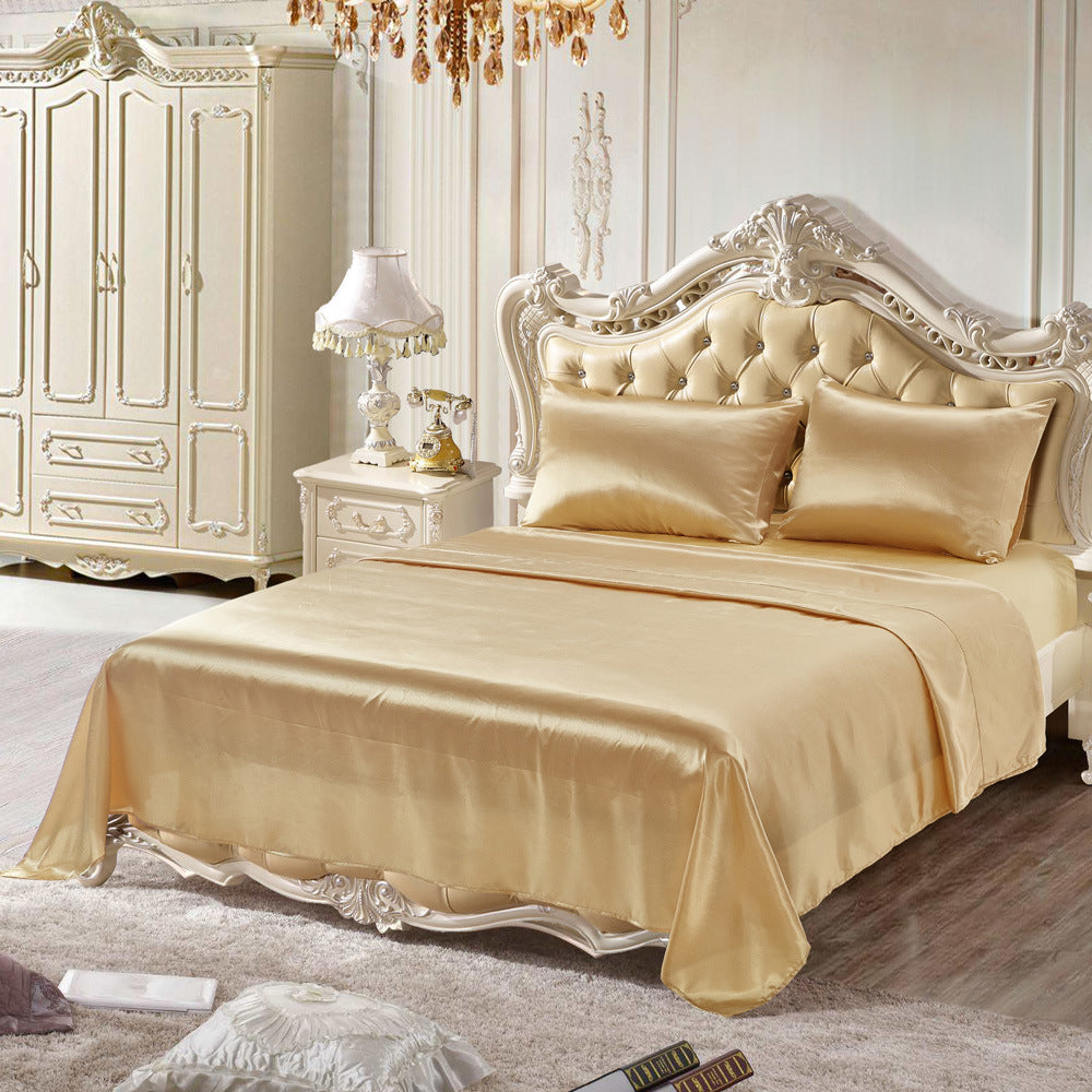 Imitation silk bedding