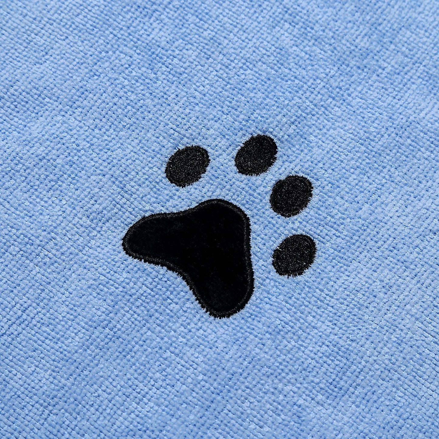 Dog Cat Quick-drying Bath Towel Soft Absorbent Coral Fleece Pet Bath Towel