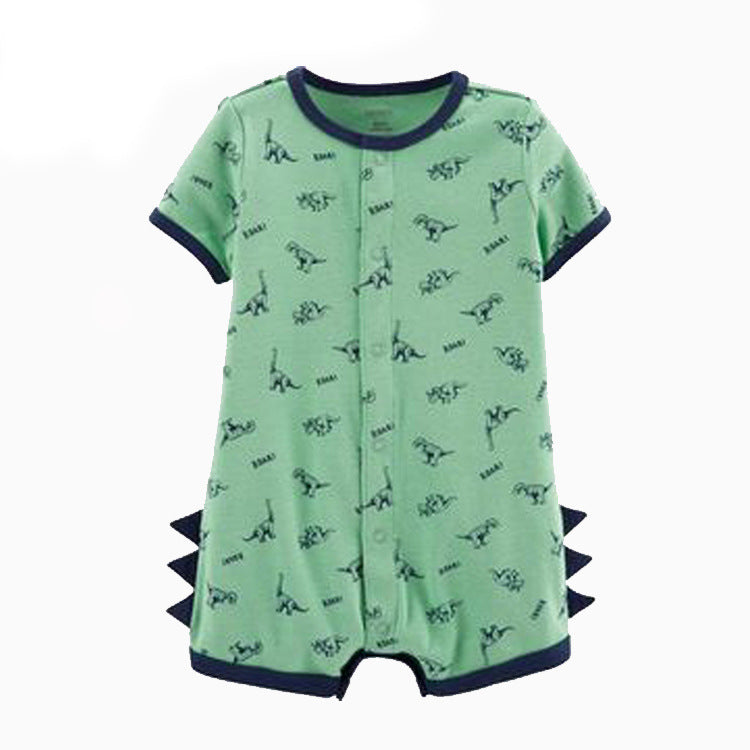 Newborn Baby Children's Clothing Men's And Women's Baby Short-sleeved Romper Climbing Clothing Jumpsuit