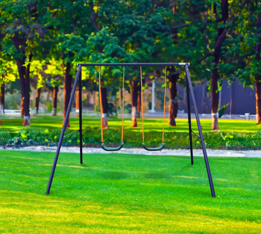 Two Station Swing Set for Children