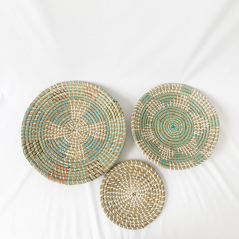 Decoration Plate Seaweed Woven Wall Decoration