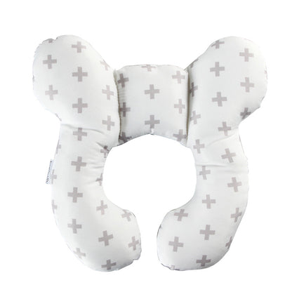 Cute Cartoon Pattern Baby U-shape Pillow Travel Car Seat Neck Protector