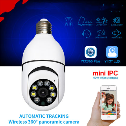 Wireless WiFi Full Color Bulb Camera Cell Phone Monitoring