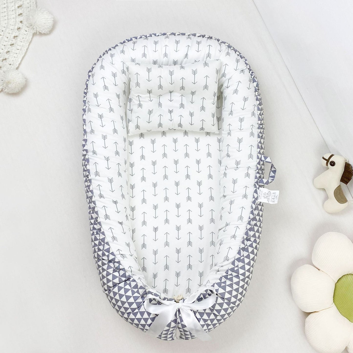 Pure Cotton Baby Nest Bed Portable Newborn Baby Bed In Bed Bb