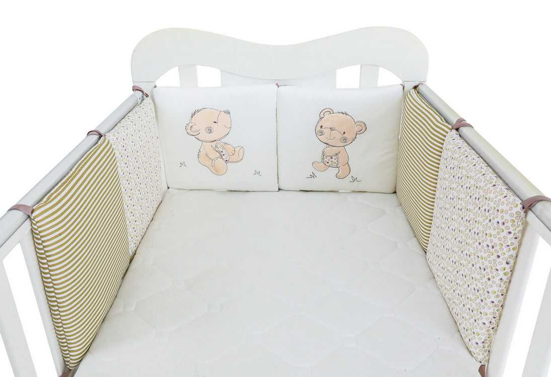 Baby Bedding Bed Fence Guardrail Cover Cotton