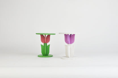 Tulip Edge With A Few Miniature Version Of Baby Furniture