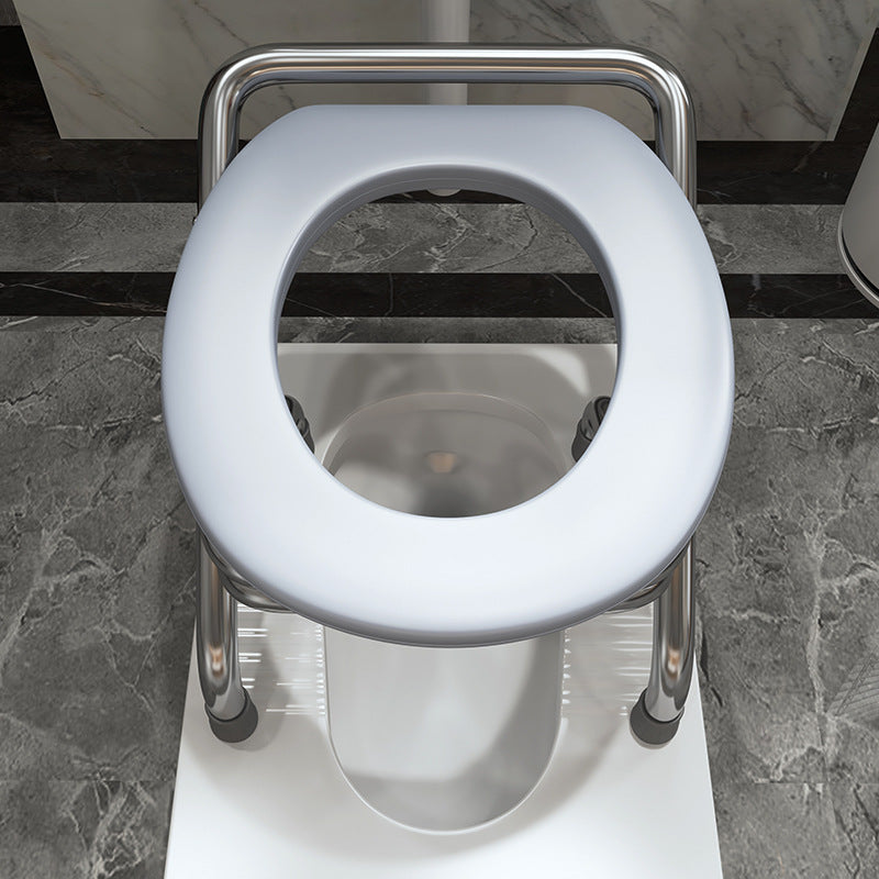 Spot Folding Stainless Steel Elderly Household Potty Seat Mobile Commode Toilet Toilet Chair Patient Commode Chairs