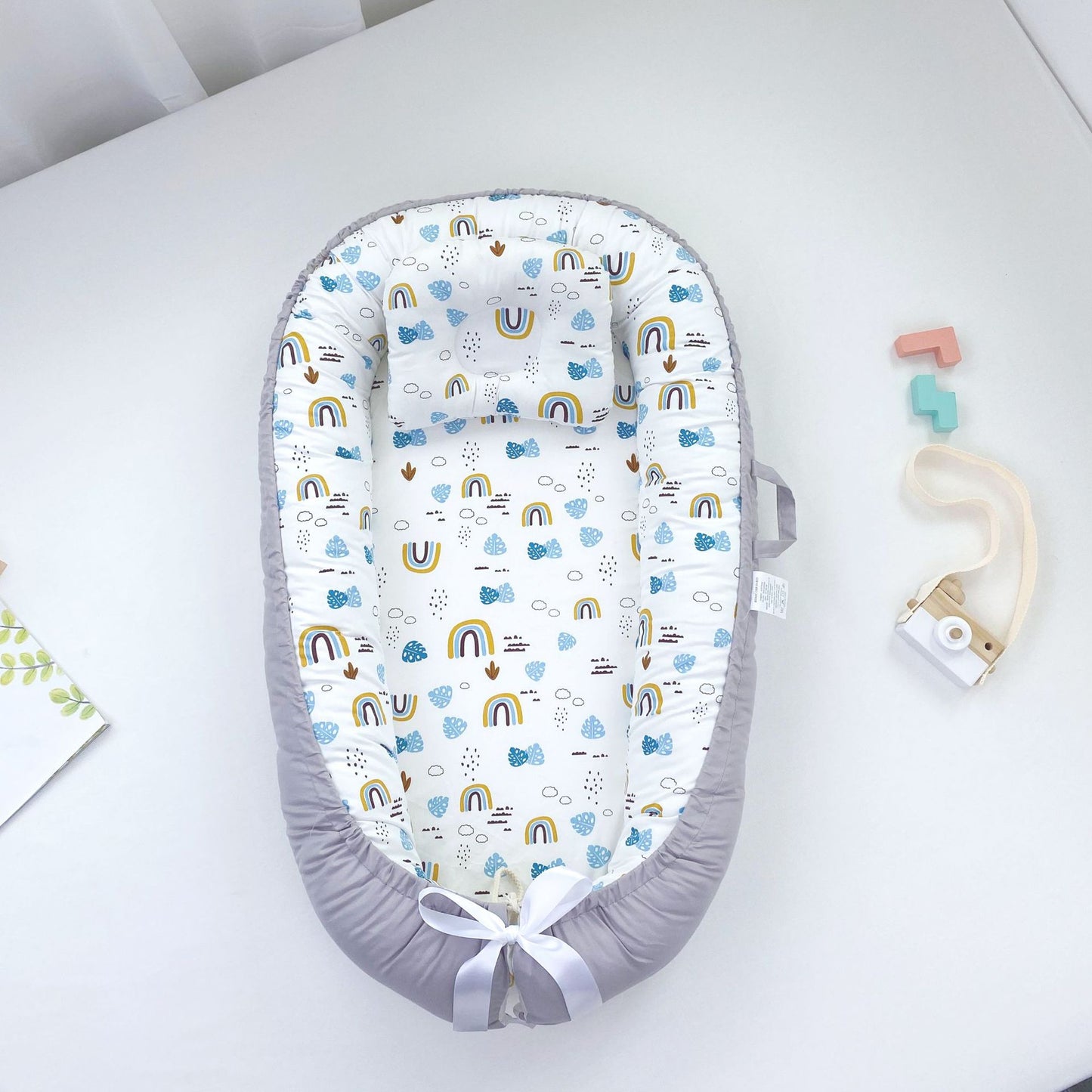 Pure Cotton Baby Nest Bed Portable Newborn Baby Bed In Bed Bb