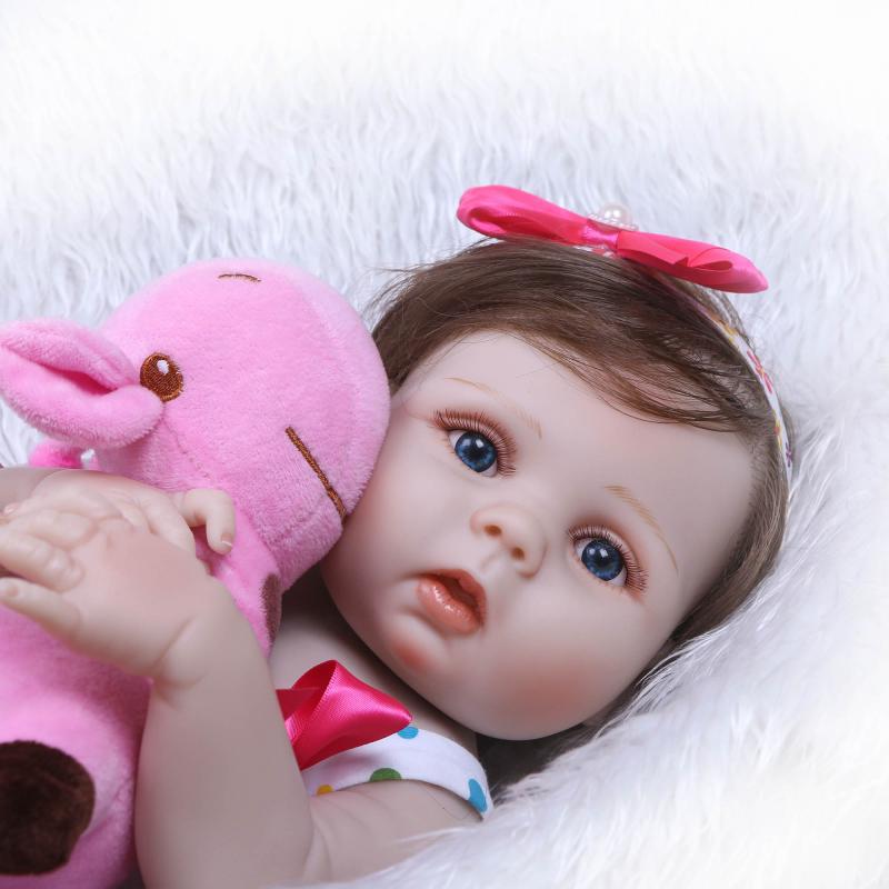 Simulation Baby Toys Cute Female Baby