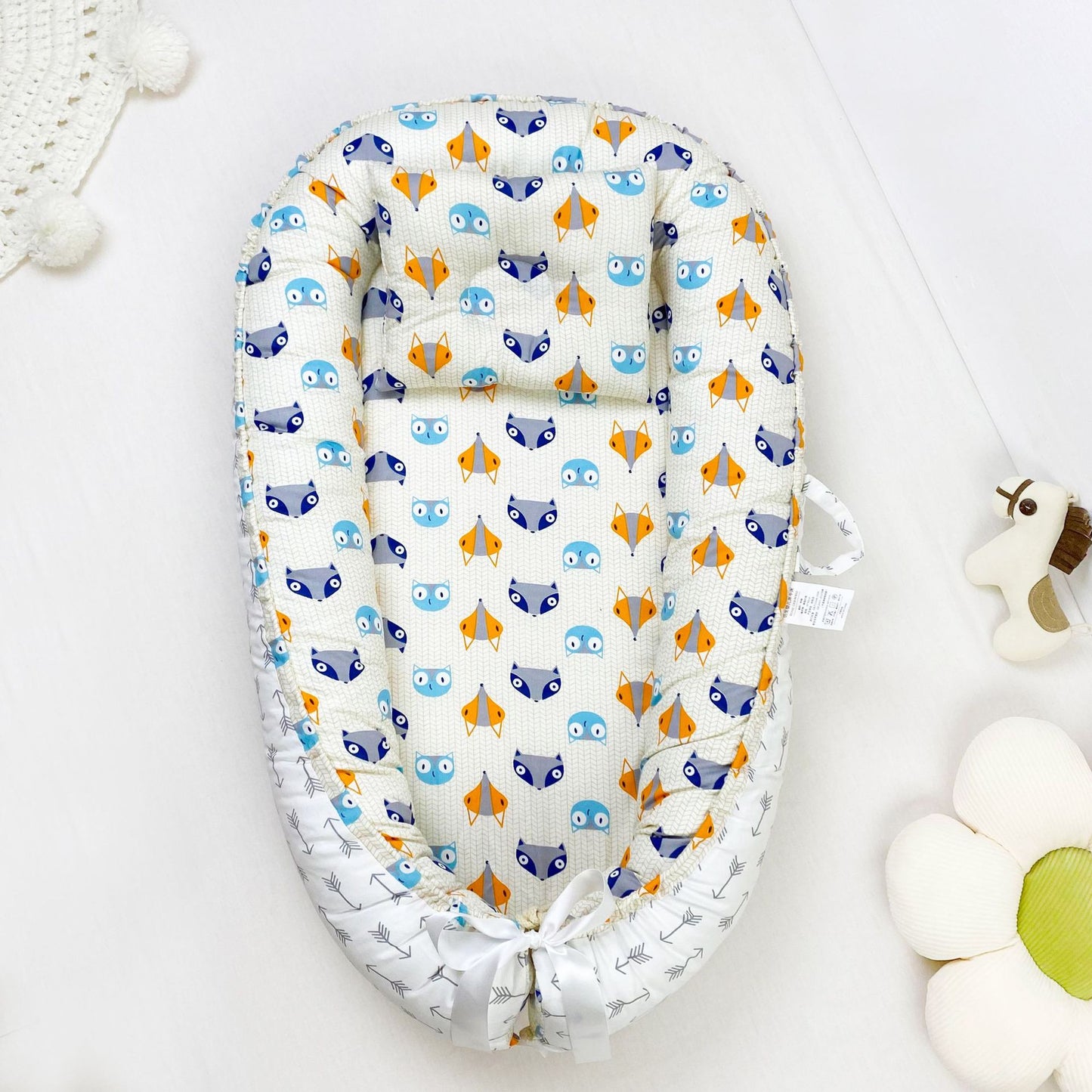 Pure Cotton Baby Nest Bed Portable Newborn Baby Bed In Bed Bb