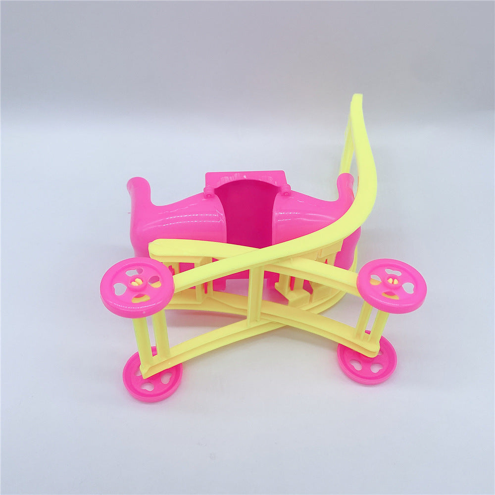 Simulation Double Baby Stroller Decoration Toys Accessories