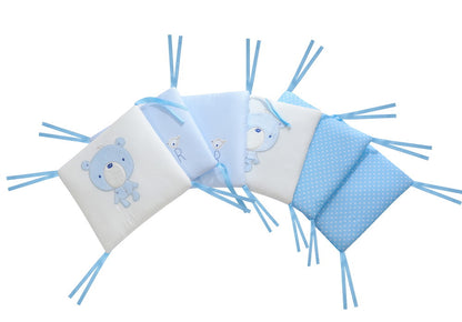 Baby Bedding Blue BB Bear Bed Fence