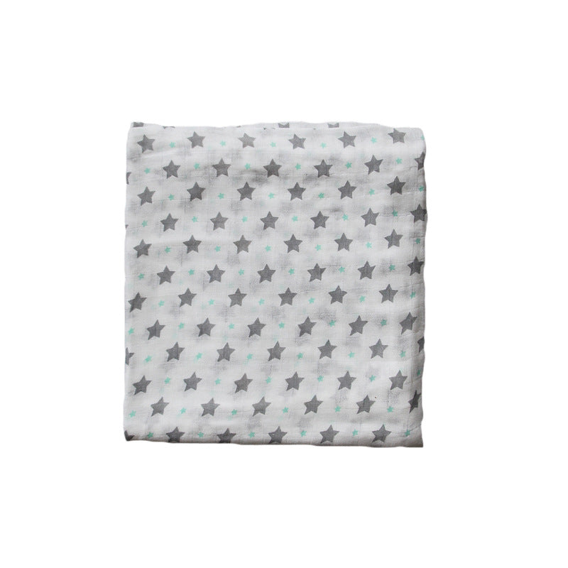 Bamboo Muslin Swaddle  Neutral Receiving Blanket